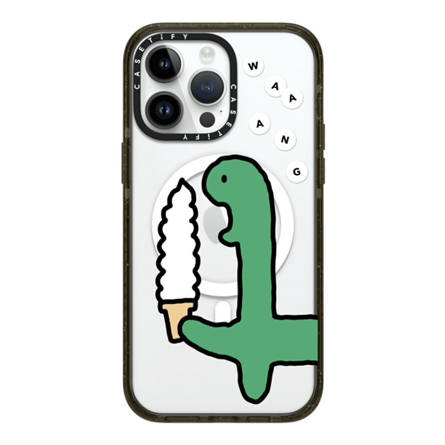 JOGUMAN x CASETiFY iPhone 14 Pro Max ケース ブラック インパクトケース MagSafe対応 Soft Serve Brachio