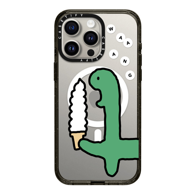 JOGUMAN x CASETiFY iPhone 15 Pro Max ケース ブラック インパクトケース MagSafe対応 Soft Serve Brachio