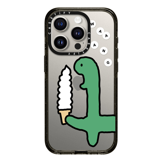 JOGUMAN x CASETiFY iPhone 15 Pro ケース ブラック インパクトケース Soft Serve Brachio