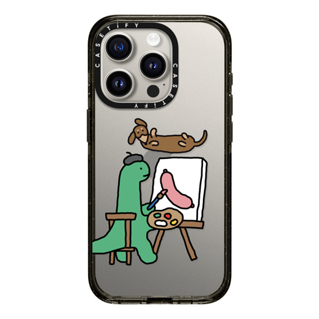 JOGUMAN x CASETiFY iPhone 15 Pro ケース ブラック インパクトケース Draw Me