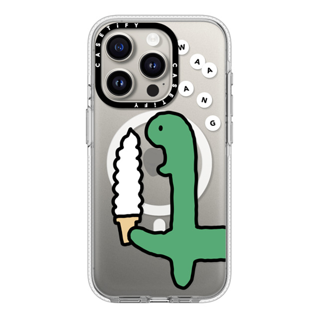 JOGUMAN x CASETiFY iPhone 15 Pro ケース クリア クリア ケース MagSafe対応 Soft Serve Brachio