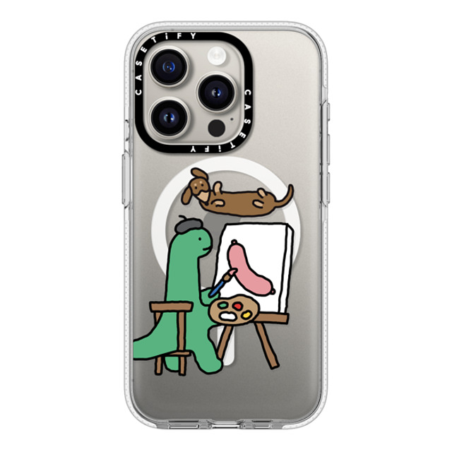 JOGUMAN x CASETiFY iPhone 15 Pro ケース クリア クリア ケース MagSafe対応 Draw Me