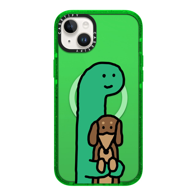 JOGUMAN x CASETiFY iPhone 14 Plus Case グリーン Impact Case MagSafe Compatible Hold me JOGUMAN x CASETiFY iPhone 14 Plus Case グリーン Impact Case MagSafe Compatible Hold me