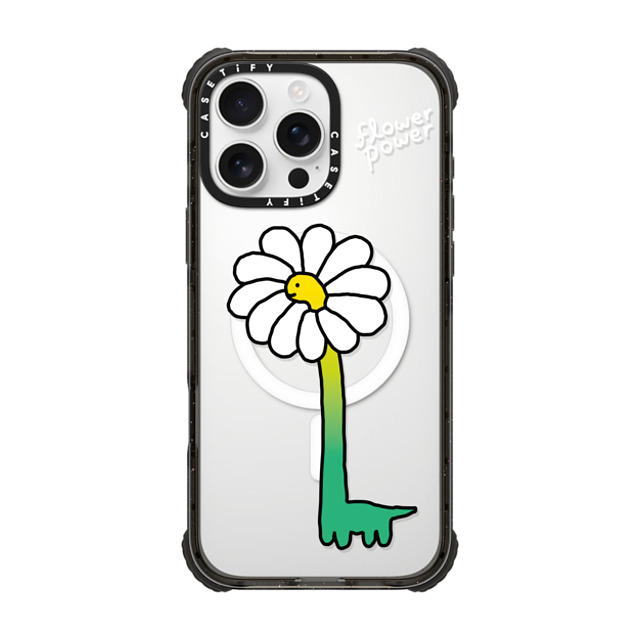 JOGUMAN x CASETiFY iPhone 16 Pro Max Case Floral,Dinosaur Black ウルトラ インパクトケース MagSafe 対応 Flower Power Mother's Day JOGUMAN x CASETiFY iPhone 16 Pro Max Case Floral,Dinosaur Black ウルトラ インパクトケース MagSafe 対応 Flower Power Mother's Day