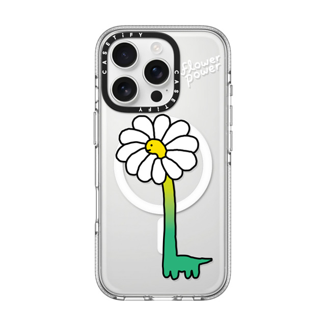 JOGUMAN x CASETiFY iPhone 16 Pro Case Floral,Dinosaur Clear Clear Case MagSafe Compatible Flower Power Mother's Day JOGUMAN x CASETiFY iPhone 16 Pro Case Floral,Dinosaur Clear Clear Case MagSafe Compatible Flower Power Mother's Day