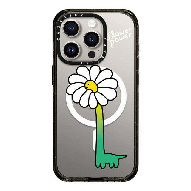 JOGUMAN x CASETiFY iPhone 15 Pro Case Floral,Dinosaur Black Impact Case MagSafe Compatible Flower Power Mother's Day JOGUMAN x CASETiFY iPhone 15 Pro Case Floral,Dinosaur Black Impact Case MagSafe Compatible Flower Power Mother's Day