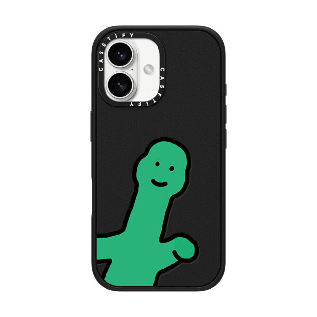 JOGUMAN x CASETiFY iPhone 16 ケース Dinosaur,Animal マットブラック インパクトケース MagSafe対応 Hello There Father's Day JOGUMAN x CASETiFY iPhone 16 ケース Dinosaur,Animal マットブラック インパクトケース MagSafe対応 Hello There Father's Day
