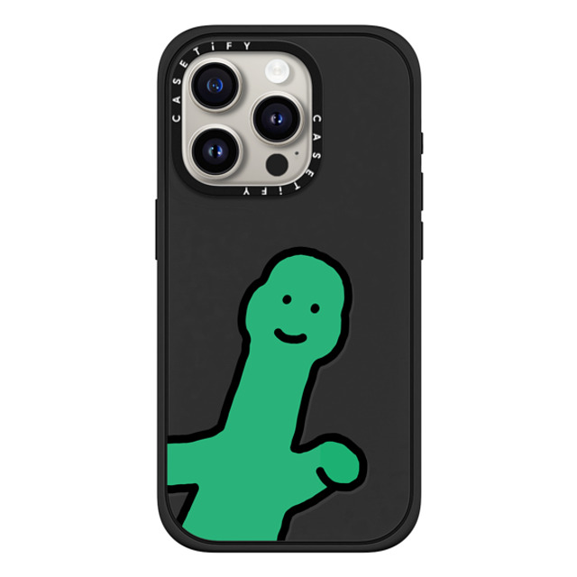 JOGUMAN x CASETiFY iPhone 15 Pro ケース Dinosaur,Animal マットブラック インパクトケース MagSafe対応 Hello There Father's Day JOGUMAN x CASETiFY iPhone 15 Pro ケース Dinosaur,Animal マットブラック インパクトケース MagSafe対応 Hello There Father's Day