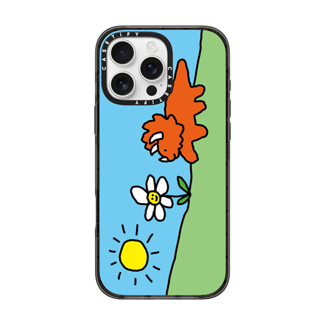 JOGUMAN x CASETiFY iPhone 16 Pro Max Case Floral,Dinosaur Black インパクトケース Tricera Meets Flower Mother's Day JOGUMAN x CASETiFY iPhone 16 Pro Max Case Floral,Dinosaur Black インパクトケース Tricera Meets Flower Mother's Day