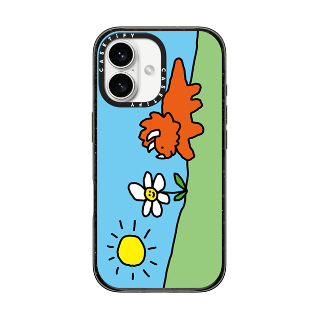JOGUMAN x CASETiFY iPhone 16 Case Floral,Dinosaur Black インパクトケース Tricera Meets Flower Mother's Day JOGUMAN x CASETiFY iPhone 16 Case Floral,Dinosaur Black インパクトケース Tricera Meets Flower Mother's Day