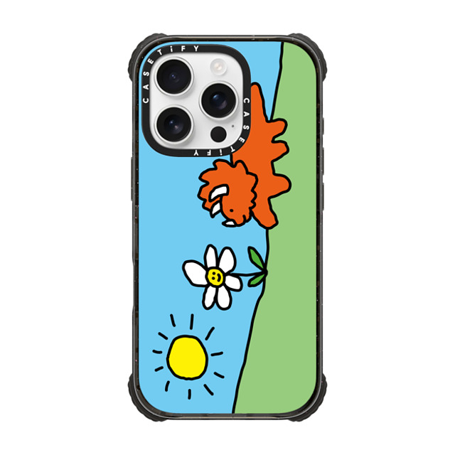 JOGUMAN x CASETiFY iPhone 16 Pro Case Floral,Dinosaur Black ウルトラ インパクトケース MagSafe 対応 Tricera Meets Flower Mother's Day JOGUMAN x CASETiFY iPhone 16 Pro Case Floral,Dinosaur Black ウルトラ インパクトケース MagSafe 対応 Tricera Meets Flower Mother's Day
