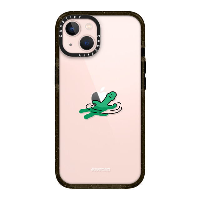 JOGUMAN x CASETiFY iPhone 13 ケース ブラック インパクトケース Floating