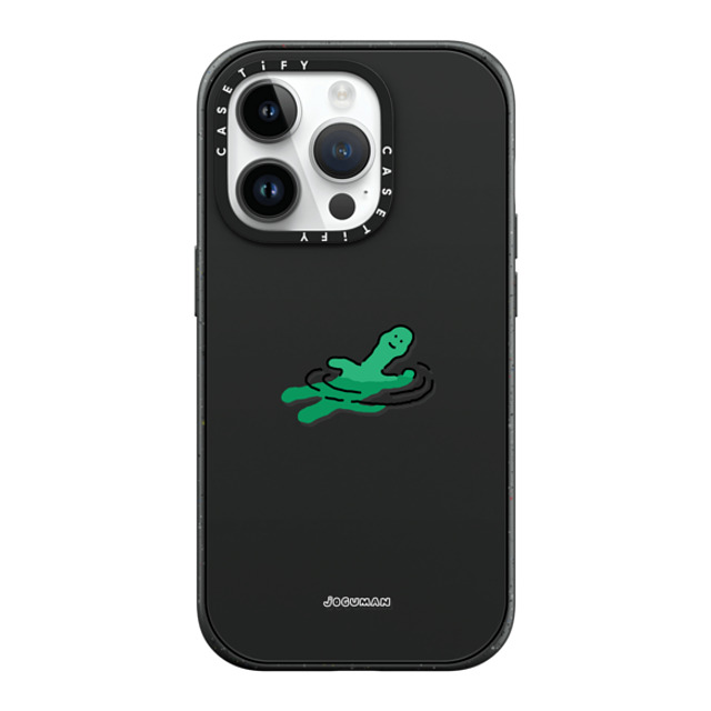 JOGUMAN x CASETiFY iPhone 14 Pro ケース マットブラック インパクトケース MagSafe対応 Floating