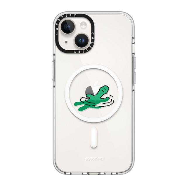 JOGUMAN x CASETiFY iPhone 14 ケース クリア クリア ケース MagSafe対応 Floating