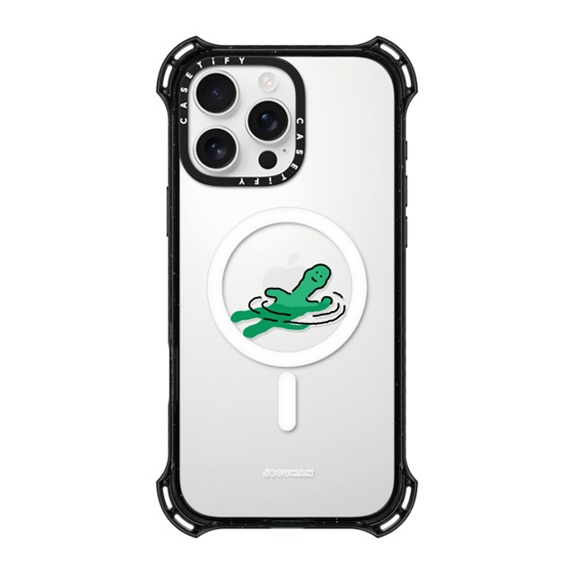 JOGUMAN x CASETiFY iPhone 16 Pro Max ケース ブラック バウンスケース Floating