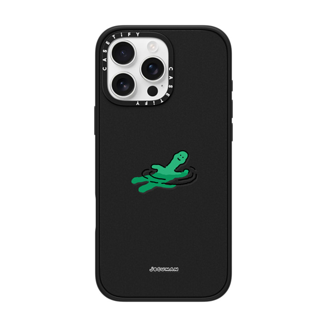 JOGUMAN x CASETiFY iPhone 16 Pro Max ケース マットブラック インパクトケース MagSafe対応 Floating