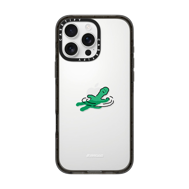 JOGUMAN x CASETiFY iPhone 16 Pro Max ケース ブラック インパクトケース Floating