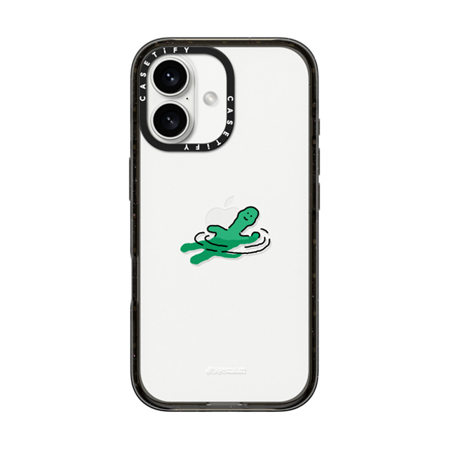 JOGUMAN x CASETiFY iPhone 16 ケース ブラック インパクトケース Floating