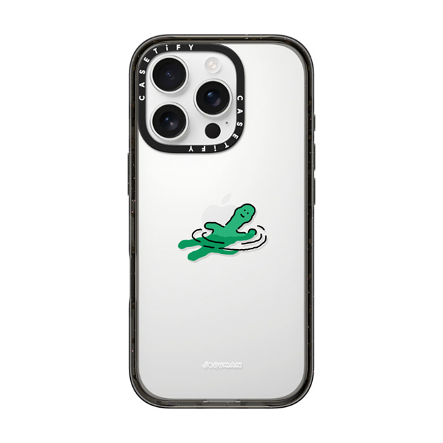 JOGUMAN x CASETiFY iPhone 16 Pro ケース ブラック インパクトケース Floating