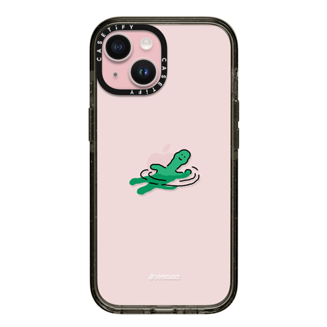 JOGUMAN x CASETiFY iPhone 15 ケース ブラック インパクトケース Floating