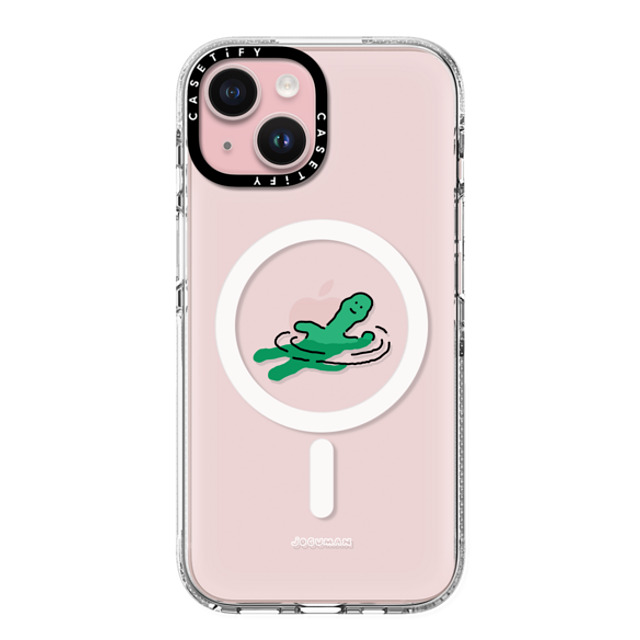 JOGUMAN x CASETiFY iPhone 15 ケース クリア クリア ケース MagSafe対応 Floating