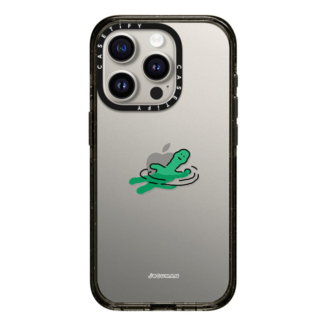 JOGUMAN x CASETiFY iPhone 15 Pro ケース ブラック インパクトケース Floating