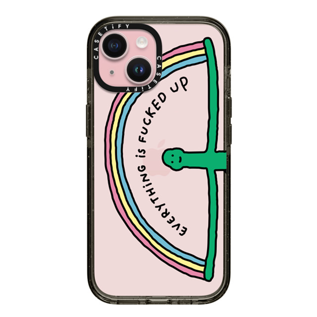 JOGUMAN x CASETiFY iPhone 15 Case Dinosaur,Animal Black インパクトケース Everything is Fuxxed Up Mother's Day JOGUMAN x CASETiFY iPhone 15 Case Dinosaur,Animal Black インパクトケース Everything is Fuxxed Up Mother's Day