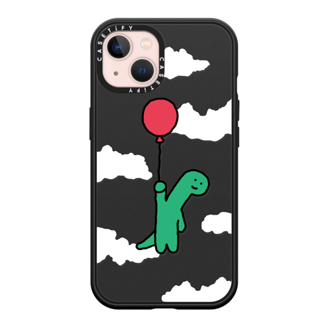 JOGUMAN x CASETiFY iPhone 13 ケース マットブラック インパクトケース MagSafe対応 I'm leaving this planet