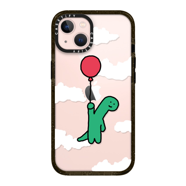 JOGUMAN x CASETiFY iPhone 13 ケース ブラック インパクトケース I'm leaving this planet