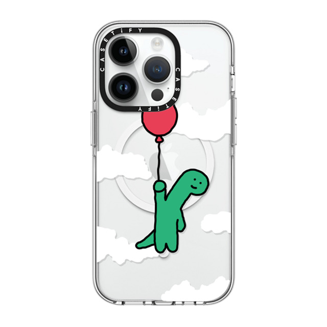 JOGUMAN x CASETiFY iPhone 14 Pro ケース クリア クリア ケース MagSafe対応 I'm leaving this planet