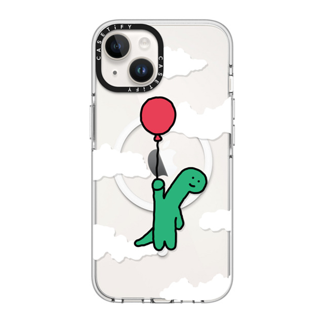 JOGUMAN x CASETiFY iPhone 14 ケース クリア クリア ケース MagSafe対応 I'm leaving this planet