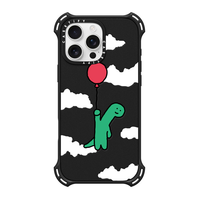 JOGUMAN x CASETiFY iPhone 16 Pro Max ケース マットブラック バウンスケース I'm leaving this planet