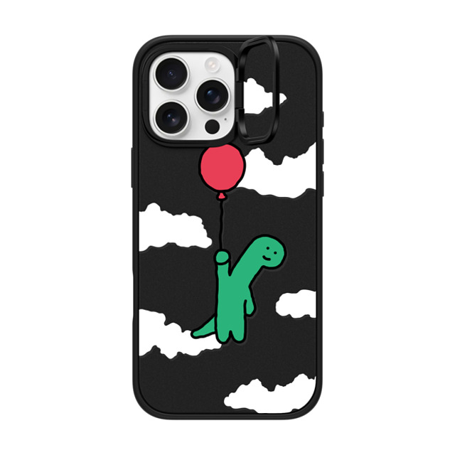 JOGUMAN x CASETiFY iPhone 16 Pro Max ケース マットブラック インパクトリングスタンドケース MagSafe対応 I'm leaving this planet