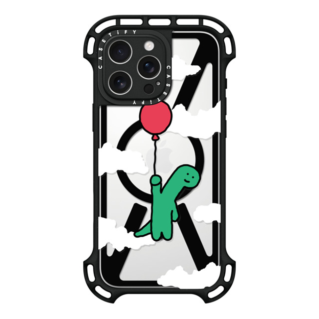 JOGUMAN x CASETiFY iPhone 16 Pro Max ケース ブラック ウルトラ バウンスケース MagSafe対応 I'm leaving this planet