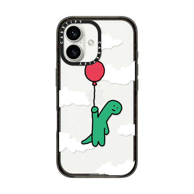 JOGUMAN x CASETiFY iPhone 16 ケース ブラック インパクトケース I'm leaving this planet