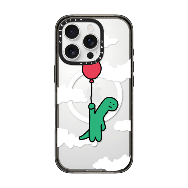 JOGUMAN x CASETiFY iPhone 16 Pro ケース ブラック インパクトケース MagSafe対応 I'm leaving this planet