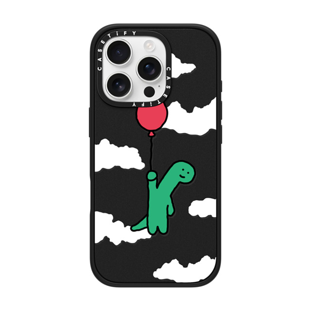 JOGUMAN x CASETiFY iPhone 16 Pro ケース マットブラック インパクトケース MagSafe対応 I'm leaving this planet