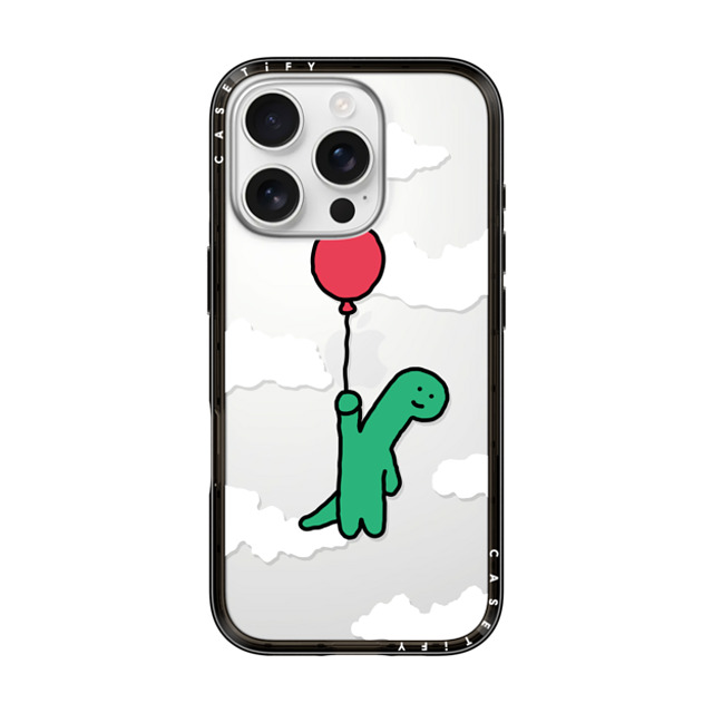 JOGUMAN x CASETiFY iPhone 16 Pro ケース ブラック インパクトライトケース I'm leaving this planet