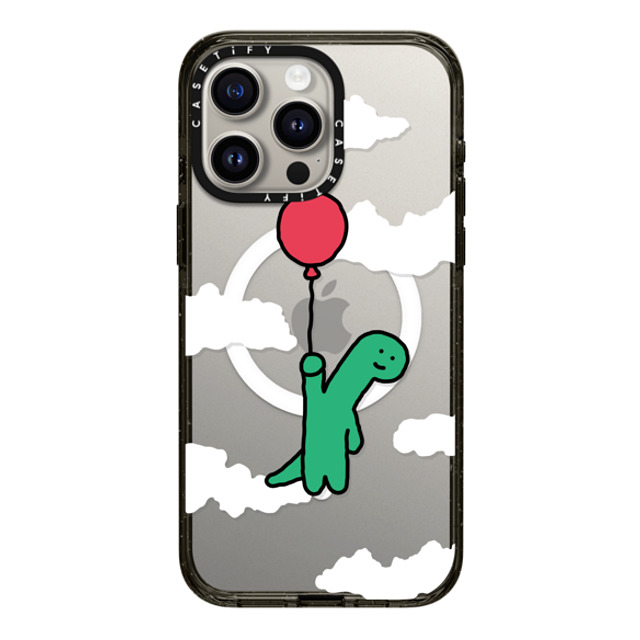 JOGUMAN x CASETiFY iPhone 15 Pro Max ケース ブラック インパクトケース MagSafe対応 I'm leaving this planet