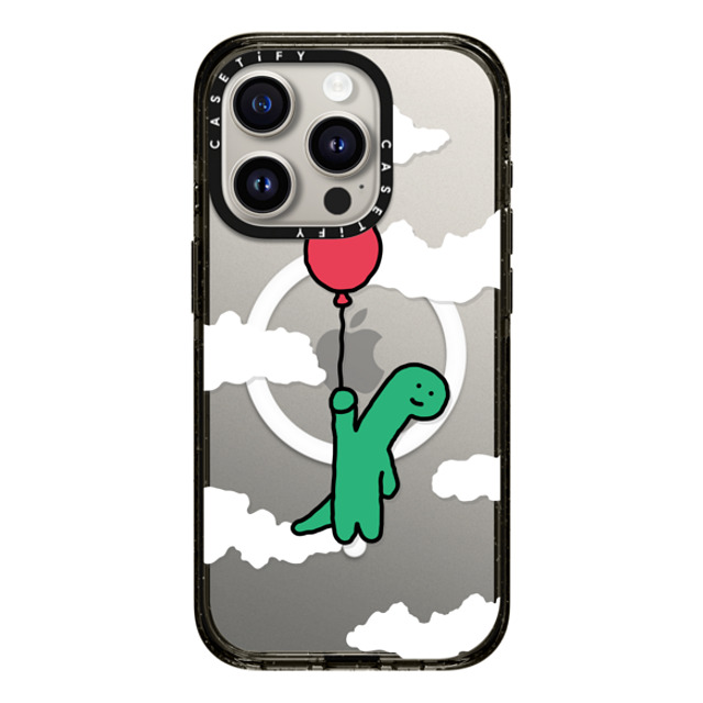 JOGUMAN x CASETiFY iPhone 15 Pro ケース ブラック インパクトケース MagSafe対応 I'm leaving this planet