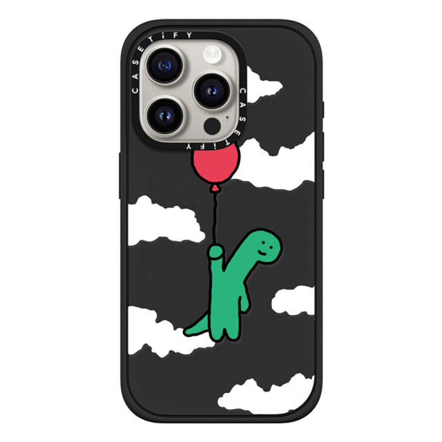 JOGUMAN x CASETiFY iPhone 15 Pro ケース マットブラック インパクトケース MagSafe対応 I'm leaving this planet