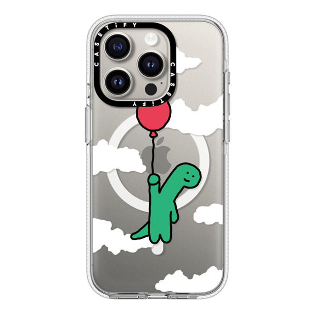 JOGUMAN x CASETiFY iPhone 15 Pro ケース クリア クリア ケース MagSafe対応 I'm leaving this planet