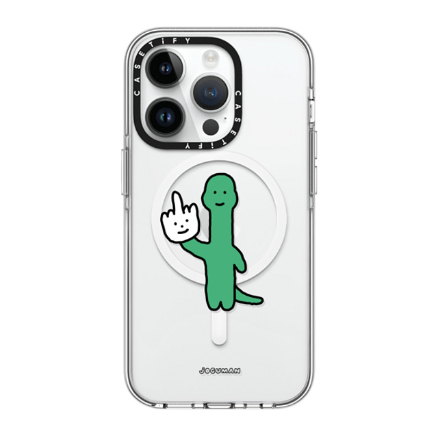 JOGUMAN x CASETiFY iPhone 14 Pro ケース クリア クリア ケース MagSafe対応 Talk to the Hand