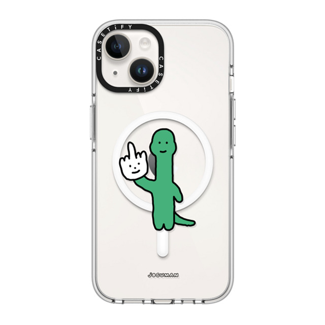 JOGUMAN x CASETiFY iPhone 14 ケース クリア クリア ケース MagSafe対応 Talk to the Hand