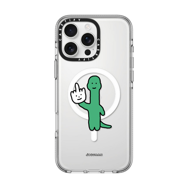 JOGUMAN x CASETiFY iPhone 16 Pro Max ケース クリア クリア ケース MagSafe対応 Talk to the Hand