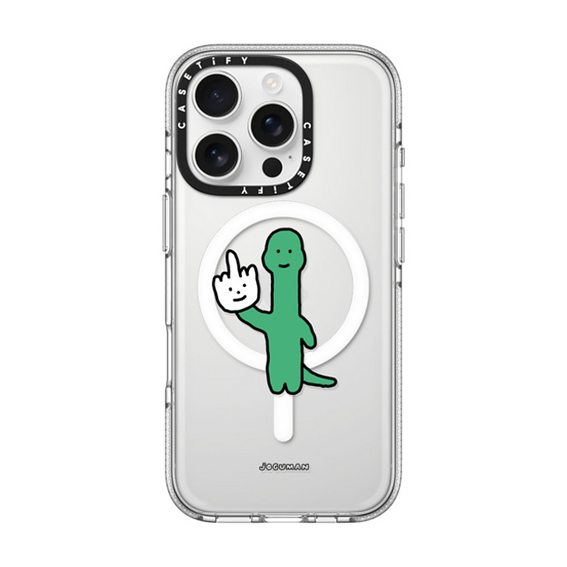 JOGUMAN x CASETiFY iPhone 16 Pro ケース クリア クリア ケース MagSafe対応 Talk to the Hand