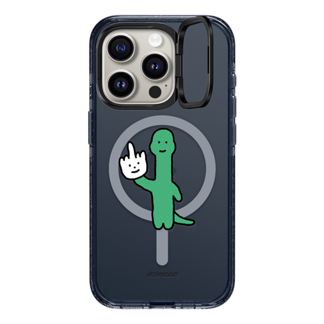 JOGUMAN x CASETiFY iPhone 15 Pro ケース Dinosaur,Animal Classic Blue インパクトリングスタンドケース MagSafe対応 Talk to the Hand Back to School JOGUMAN x CASETiFY iPhone 15 Pro ケース Dinosaur,Animal Classic Blue インパクトリングスタンドケース MagSafe対応 Talk to the Hand Back to School