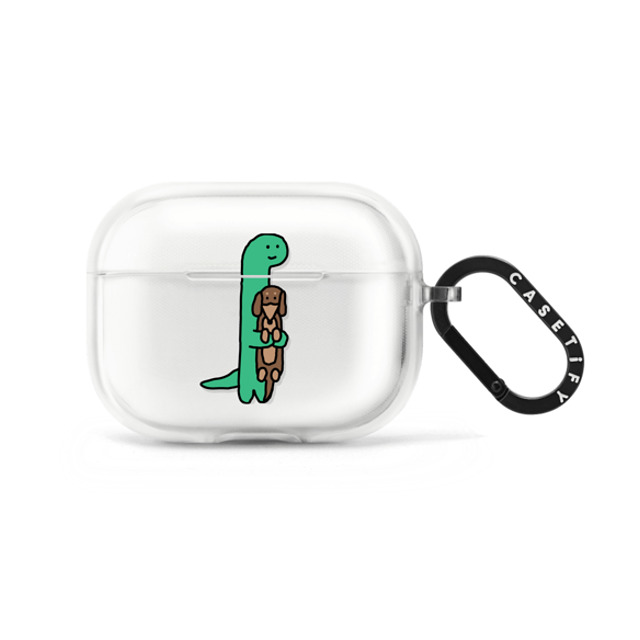 JOGUMAN x CASETiFY AirPods Pro Dog,Dinosaur フロスト インパクトケース Hold me Mother's Day JOGUMAN x CASETiFY AirPods Pro Dog,Dinosaur フロスト インパクトケース Hold me Mother's Day
