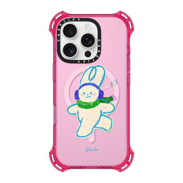 Albee Yau x CASETiFY iPhone 16 Pro Case プリムローズ ピンク バウンスケース Shuku: Small Steps Everyday by Albee Yau Albee Yau x CASETiFY iPhone 16 Pro Case プリムローズ ピンク バウンスケース Shuku: Small Steps Everyday by Albee Yau