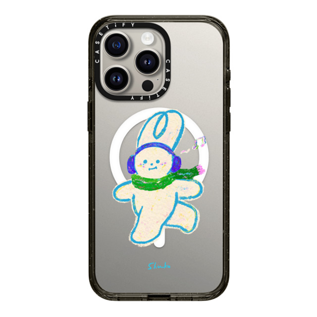 Albee Yau x CASETiFY iPhone 15 Pro Max Case Bunny,Animal Black Impact Case MagSafe Compatible Shuku: Small Steps Everyday by Albee Yau Mother's Day Albee Yau x CASETiFY iPhone 15 Pro Max Case Bunny,Animal Black Impact Case MagSafe Compatible Shuku: Small Steps Everyday by Albee Yau Mother's Day